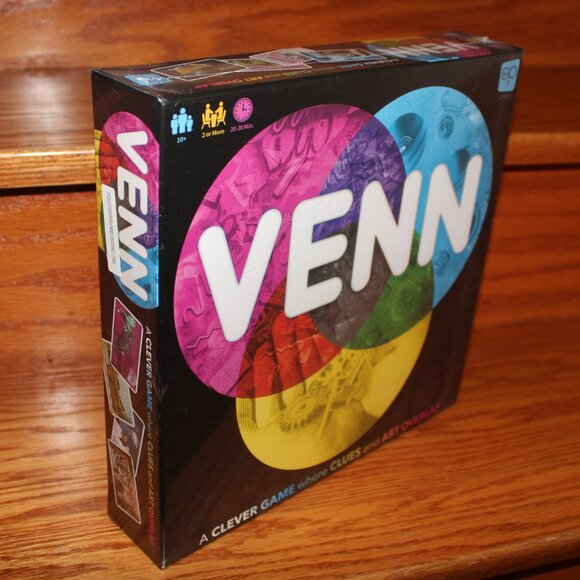 3/$77❤️VENN board game USAopoly Team Party Family Word Picture Association Color - Picture 3 of 14